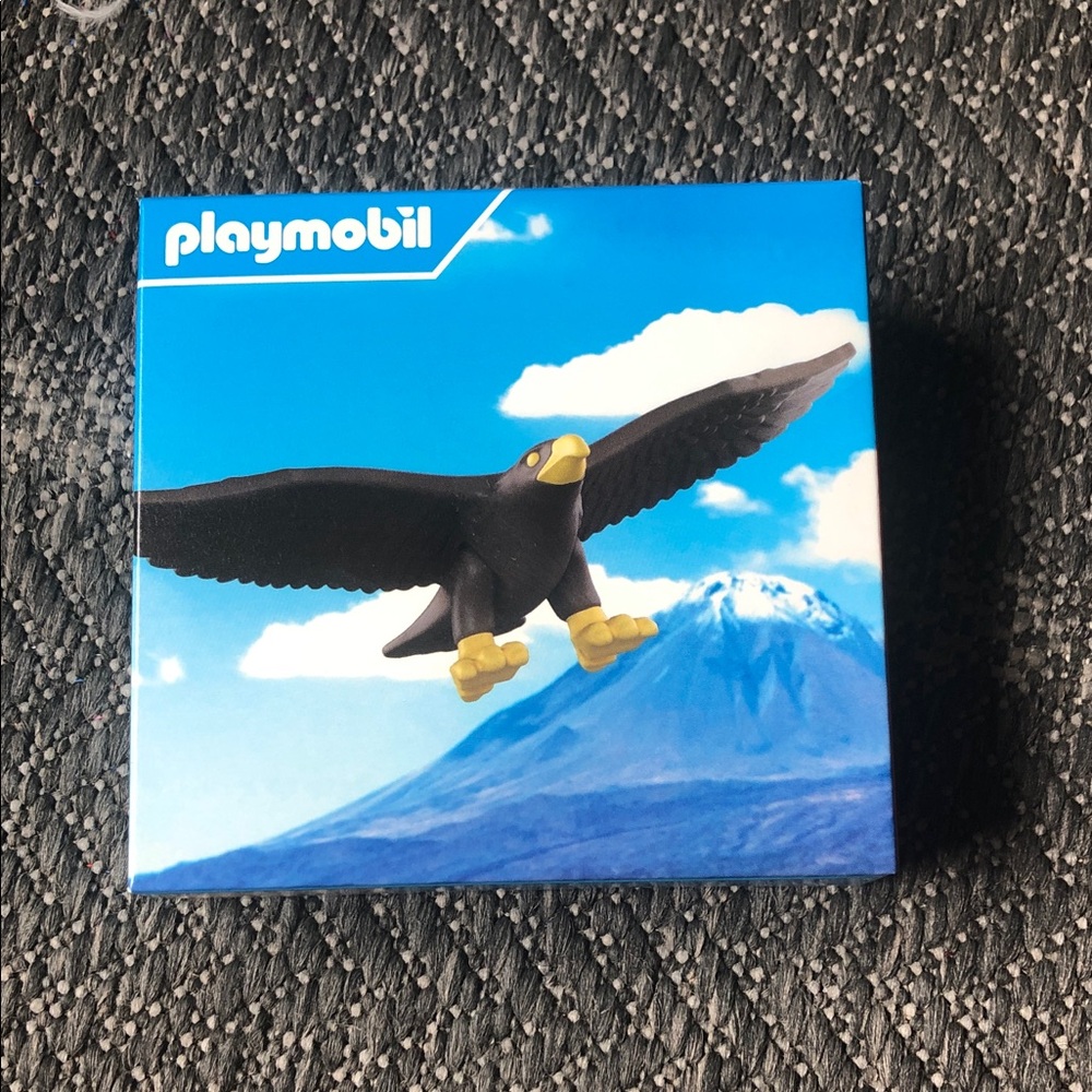 McDonald’s Playmobil Black & Yellow Eagle collectible Figure